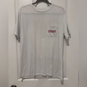 Vineyard Vines Men's White Pocket Tee Medium